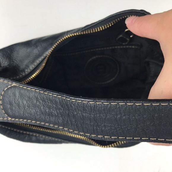 Etienne Aigner Black Leather Sholder Bag - Picture 5 of 10